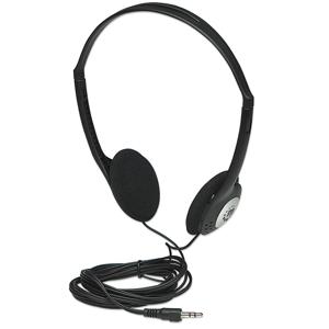 Manhattan 177481 hoofdtelefoon/headset Hoofdtelefoons Bedraad Hoofdband Muziek Zwart