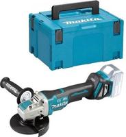 Makita dga519zj 125mm accu haakse slijper x-lock 18v zonder accu's en lader - dga519zj