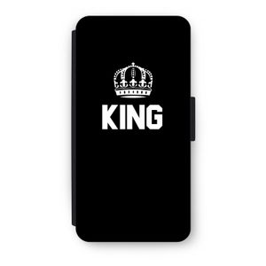 King zwart: iPhone 7 Plus Flip Hoesje