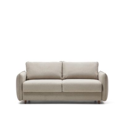 Kave Home 2-zits Slaapbank 'Carlota' Chenille, kleur Beige