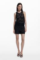Korte kanten broek - BLACK - 34 Korte kanten broek - BLACK - 34