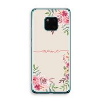 Rozen: Huawei Mate 20 Pro Transparant Hoesje Rozen: Huawei Mate 20 Pro Transparant Hoesje