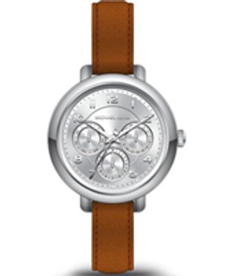 Horlogeband Michael Kors MK2613 Leder Bruin 12mm