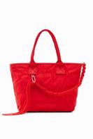 Grote shoppertas met borduursels - RED - U