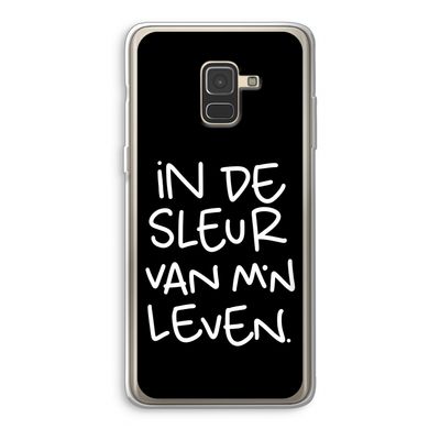 De Sleur: Samsung Galaxy A8 (2018) Transparant Hoesje