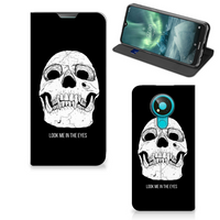 Mobiel BookCase Nokia 3.4 Skull Eyes - thumbnail