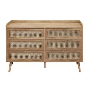 Calicosy - Ladekast met 6 laden PALMO - B120 cm - Eikenlook