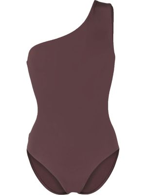 ERES maillot de bain Effigie à design asymétrique une épaule - Marron