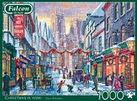 Falcon de luxe Christmas in York 1000 stukjes - thumbnail