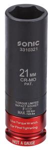 Dop 1/2", kracht met vast moment 21mm 3310321