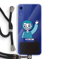 Zwaai: Honor Play 8A Transparant Hoesje met koord Zwaai: Honor Play 8A Transparant Hoesje met koord