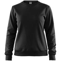 Craft Leisure vrijetijdssweater crewneck zwart dames