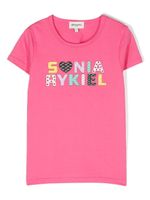 SONIA RYKIEL ENFANT t-shirt à logo imprimé - Rose - thumbnail