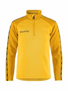 Craft 1912733 Squad 2.0 Half Zip Jr - Sweden Yellow/Golden - 158/164