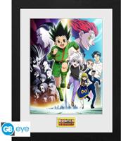 Hunter X Hunter Framed Print - Key Art Running Hunter X Hunter Framed Print - Key Art Running