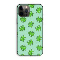 Groene blaadjes: iPhone 12 Pro Max Biologisch afbreekbaar hoesje