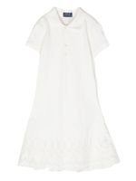 Ralph Lauren Kids robe en broderie anglaise à manches courtes - Blanc - thumbnail