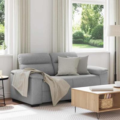 2-zitsbank Wolkengrijs 120 cm Stof