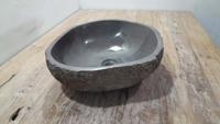 Flussstein Waschschale RM250350, 48x40x15 cm Flussstein Waschschale RM250350, 48x40x15 cm