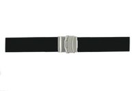 Horlogeband Universeel 78050.22 Rubber Zwart 22mm - thumbnail