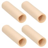 4x stuks rollen Serpentines beige 4 meter