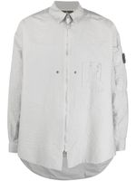 Stone Island Shadow Project surchemise à patch Compass - Gris