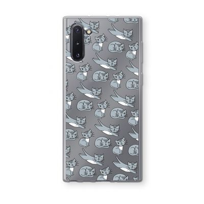 Poezen: Samsung Galaxy Note 10 Transparant Hoesje