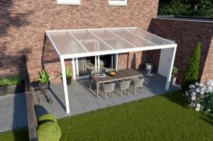 Tijdelijk 15% korting | Verasol Greenline aluminium veranda 500x350 cm polycarbonaatdak Aluminium Verasol