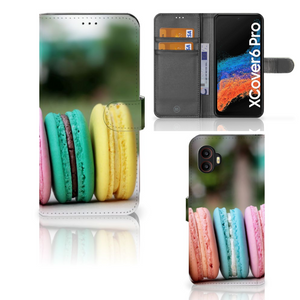 Samsung Galaxy Xcover 6 Pro Book Cover Macarons