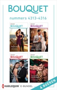 Bouquet e-bundel nummers 4313 - 4316 - Tara Pammi, Dani Collins, Lucy Monroe, Caitlin Crews - ebook