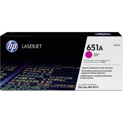 HP 651A CE343A Toner Magenta 16000 bladzijden Origineel Tonercassette
