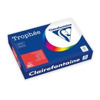 Kopieerpapier trophee a4 80gr koraalrood | 5 stuks