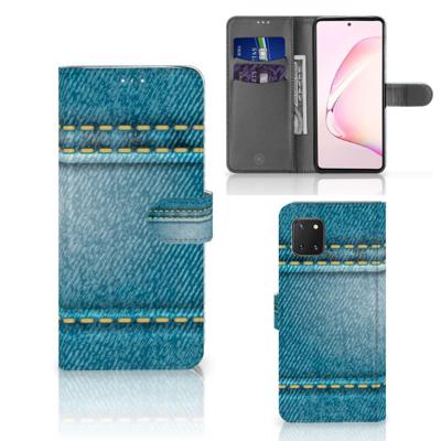 Samsung Note 10 Lite | Wallet Case | met Pasjes | Jeans