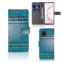Samsung Note 10 Lite | Wallet Case | met Pasjes | Jeans