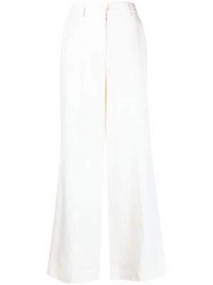 P.A.R.O.S.H. pantalon évasé à taille haute - Tons neutres
