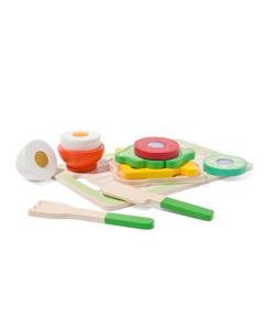 HEMA Ontbijtset Hout 9-delig
