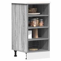 Onderkast 40x44,5x81,5 cm bewerkt hout grijs sonoma eikenkleur