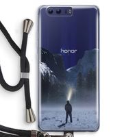 Wanderlust: Honor 9 Transparant Hoesje met koord