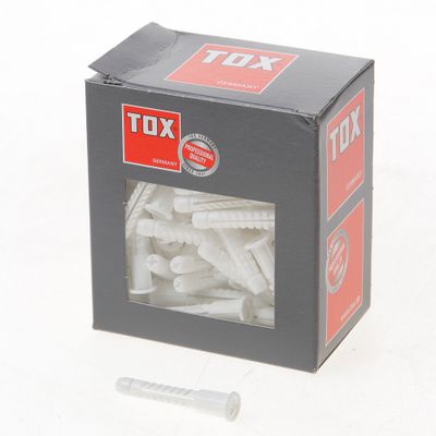 Tox hollewandplug wit 6/41