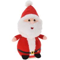 Kerstman knuffel pop - figuur - 30 cm - met beweging en geluid - kerstknuffel