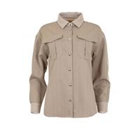 Zizo - Beige | Dames | Jasje | Beige | 46 | regular | Kamst mode