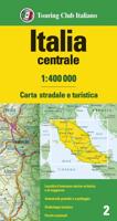 Wegenkaart - landkaart 2 Italië Centraal | Touring Club Italiano Wegenkaart - landkaart 2 Italië Centraal | Touring Club Italiano