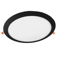 LED panel downlight 24W 3000K incl. driver zwart - LED2650