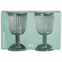 'Gusta Wijnglas geribbeld - 230 ml - set van 2' kopen? | FOR YOU GIFTS