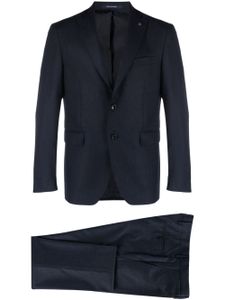 Tagliatore costume à veste à revers crantés - Bleu