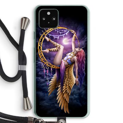 Aerial Angel: Pixel 5a 5G Transparant Hoesje met koord
