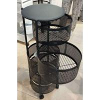 Bijzettafel Home ESPRIT Zwart