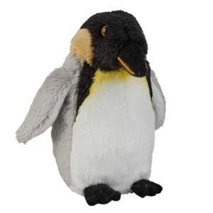 Pluche koningspinguin knuffel - zwart/wit - 15 cm - dieren knuffels