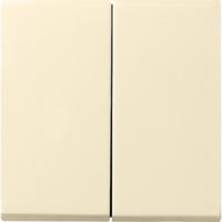 Gira 2-voudige schakelwip Systeem 55 crème glans