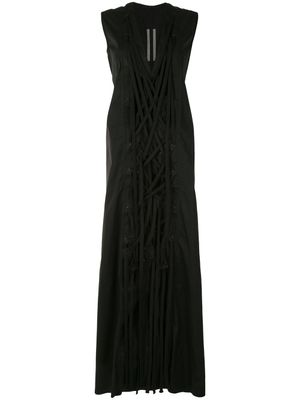 Rick Owens robe longue ample - Noir